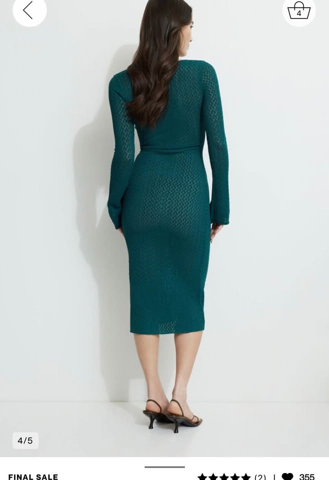 Dynamite Pointelle Midi Dress - photo 3