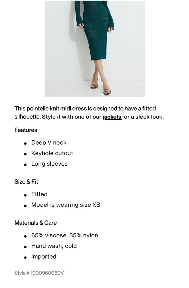 Dynamite Pointelle Midi Dress - photo 5