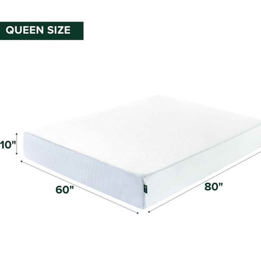 Zinus memory foam 10” queen Mattress - photo 2