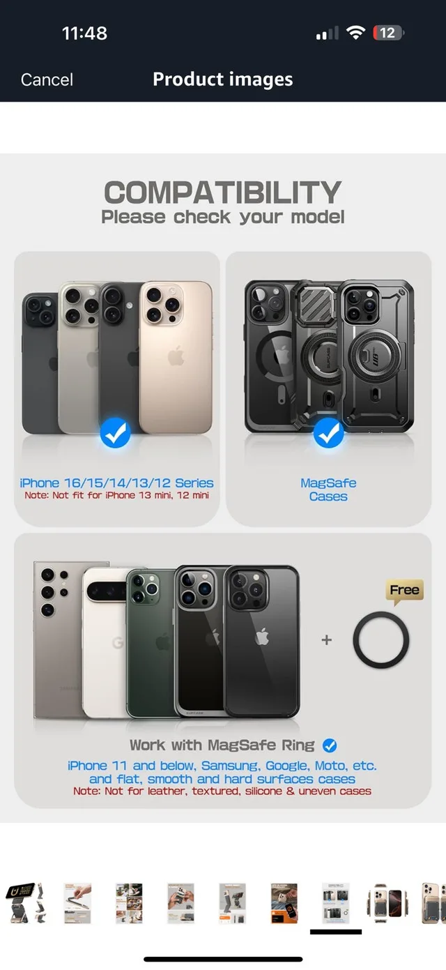 Magsafe Wallet Case with stand image indicator(3)