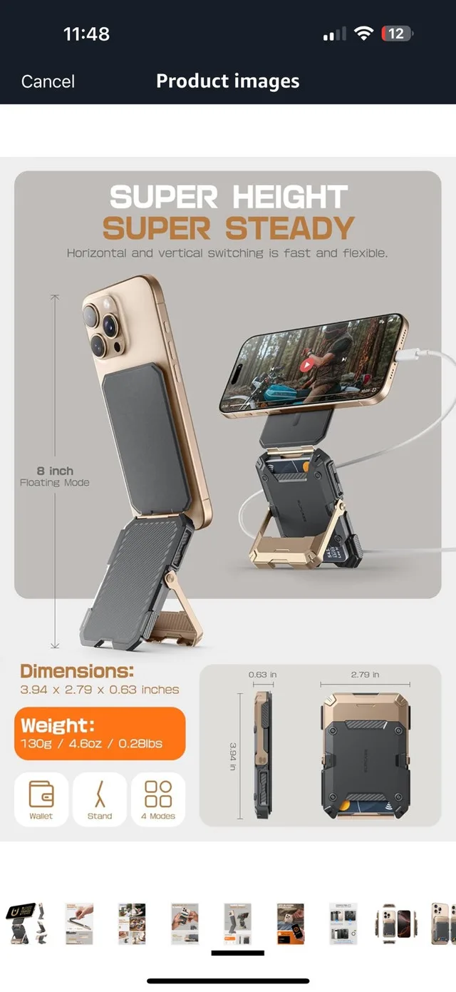 Magsafe Wallet Case with stand image indicator(5)