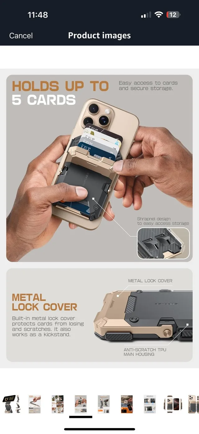 Magsafe Wallet Case with stand image indicator(6)