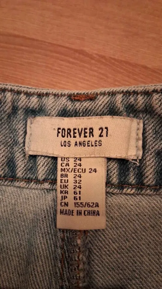 Denim short size 24 image indicator(2)