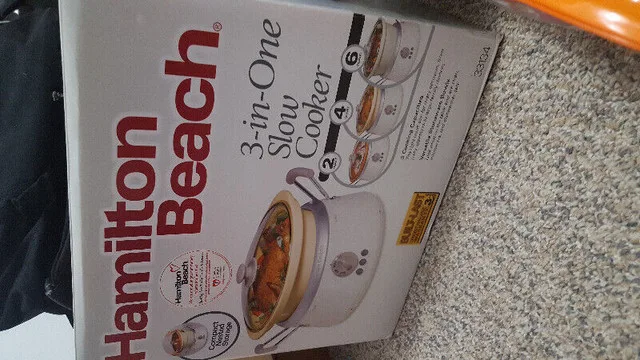Hamilton Beach 3-in-1 Slowcooker. Obo image indicator(2)