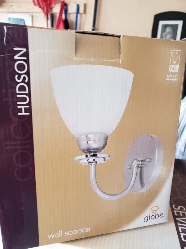 Wall sconce light by globe obo thumbnail