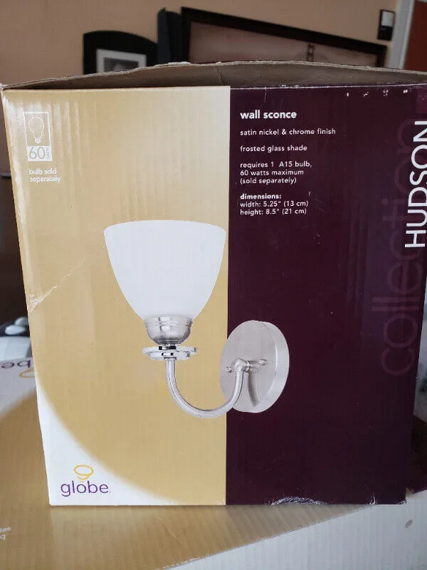 Wall sconce light by globe obo image indicator(2)