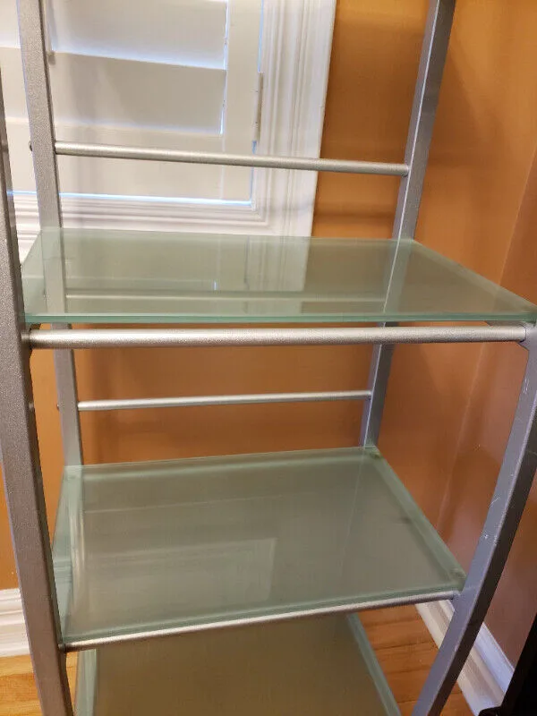 Display unit with 5 thick glass shelves.obo image indicator(3)
