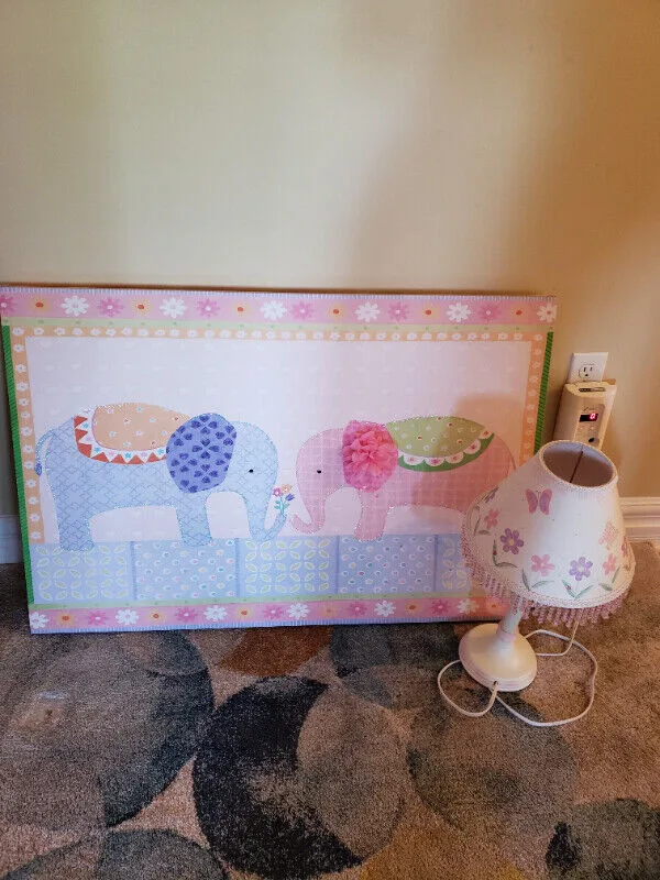 Pink Lamp for girls room image indicator(2)