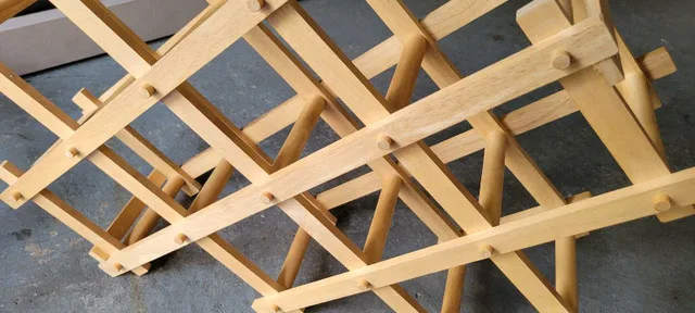 Wooden wine rack image indicator(2)