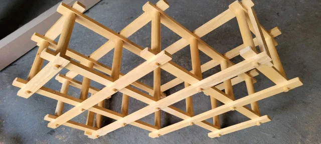 Wooden wine rack image indicator(3)