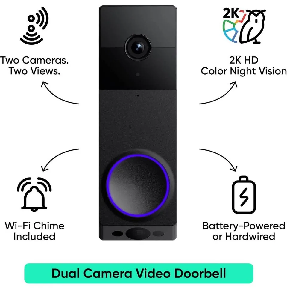 Wyze Duo Cam Smart Battery Doorbell with Chime image indicator(6)