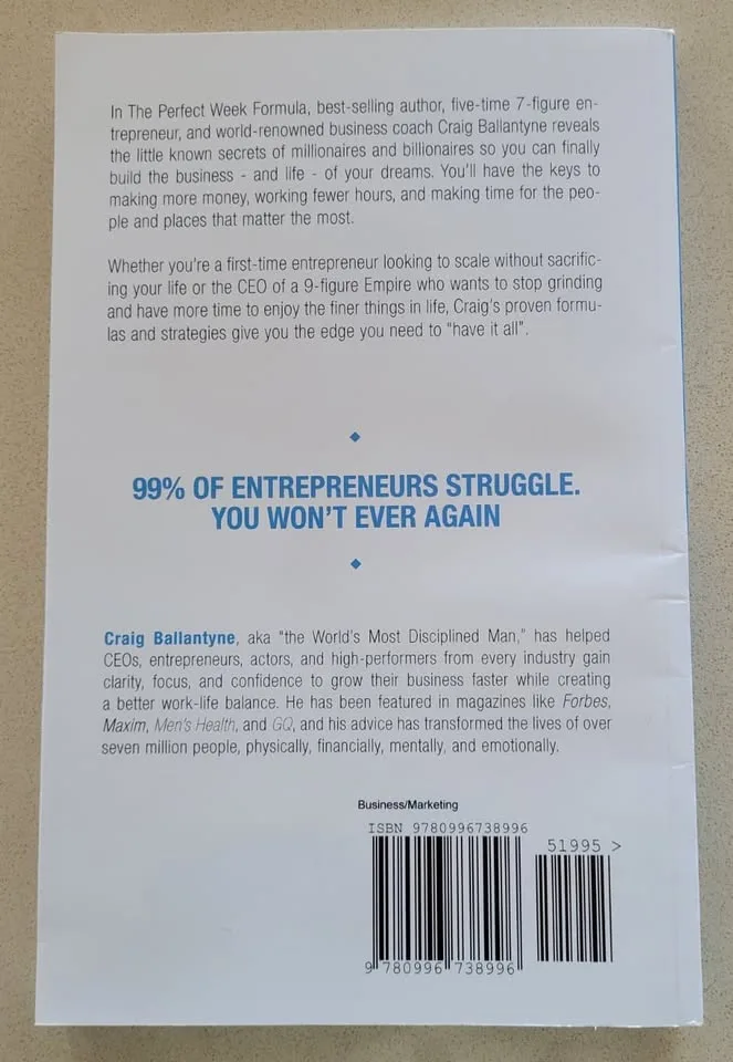 The Perfect Week Formula by Craig Ballantyne image indicator(2)