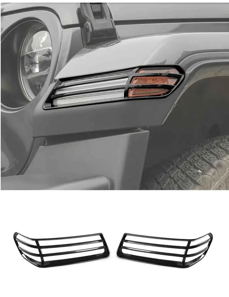 NEW Turn Signal Light Covers Jeep Wrangler image indicator(3)
