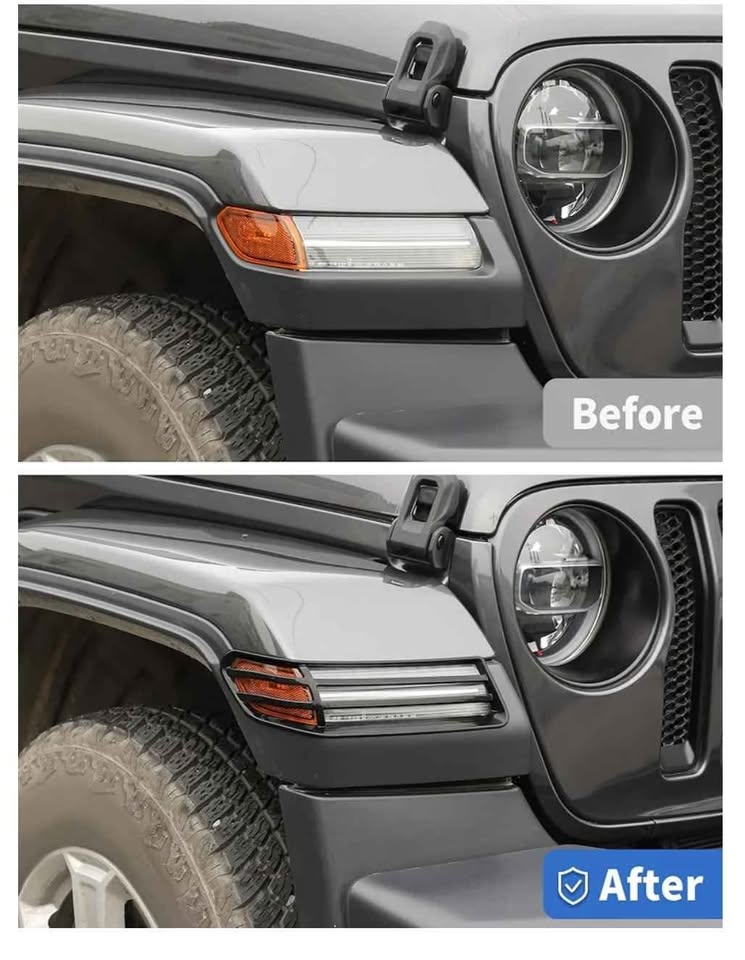 NEW Turn Signal Light Covers Jeep Wrangler - photo 4