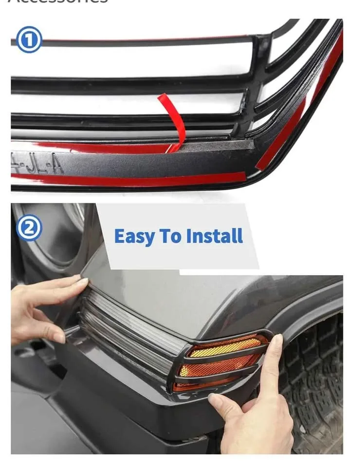 NEW Turn Signal Light Covers Jeep Wrangler image indicator(5)