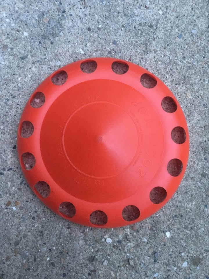Vintage 1970s Red Zoom-Top Frisbee Toy - photo 5