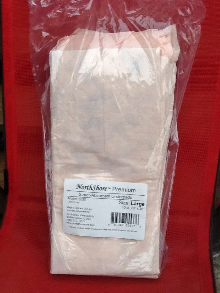 NorthShore Underpads 10-Pack Large 23" x 36"