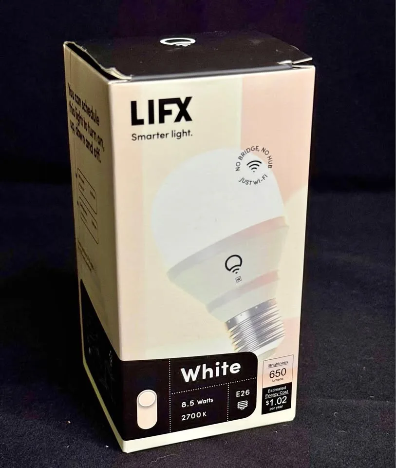 ✨ LIFX WiFi Smart Bulb (White) – New, Open Box! thumbnail