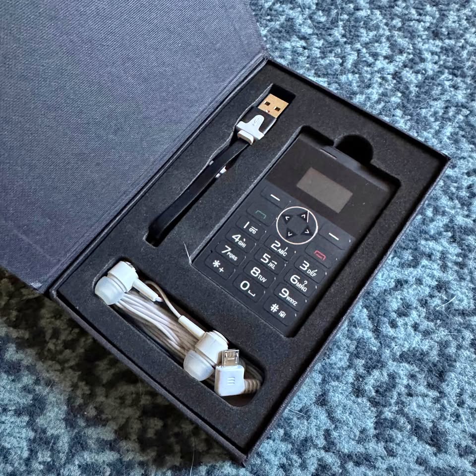 Brand new mini phone accepts SIM cards