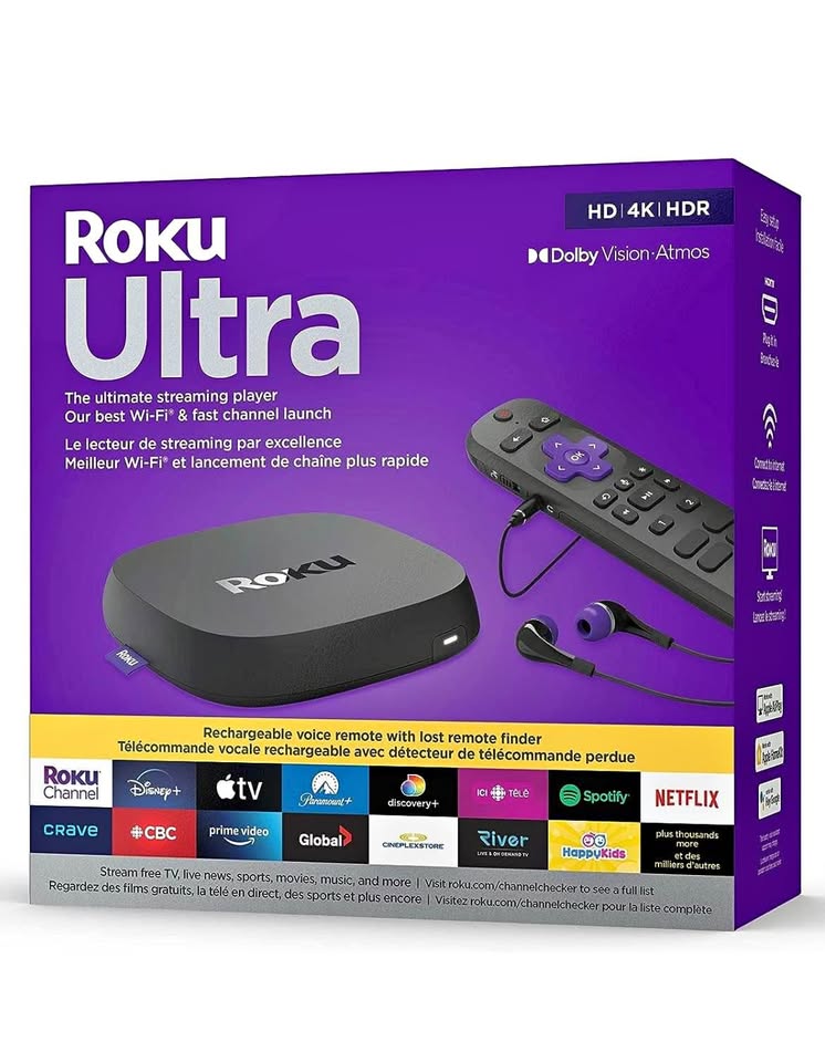 Roku Ultra - 4K HDR Streaming Player