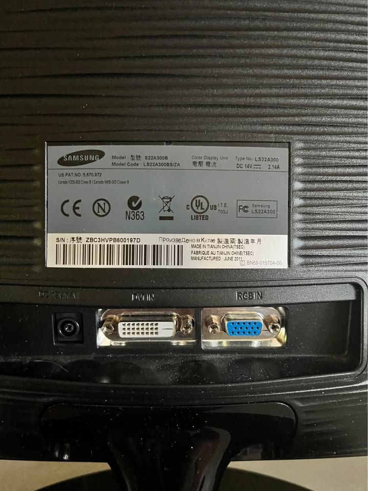 Samsung SA300B 21.5" LED Backlight Monitor 1920 x 1080 FHD - photo 3