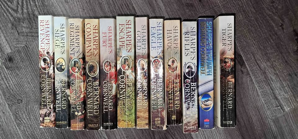 Sharpe's Series books Bernard Cornwell 12 books