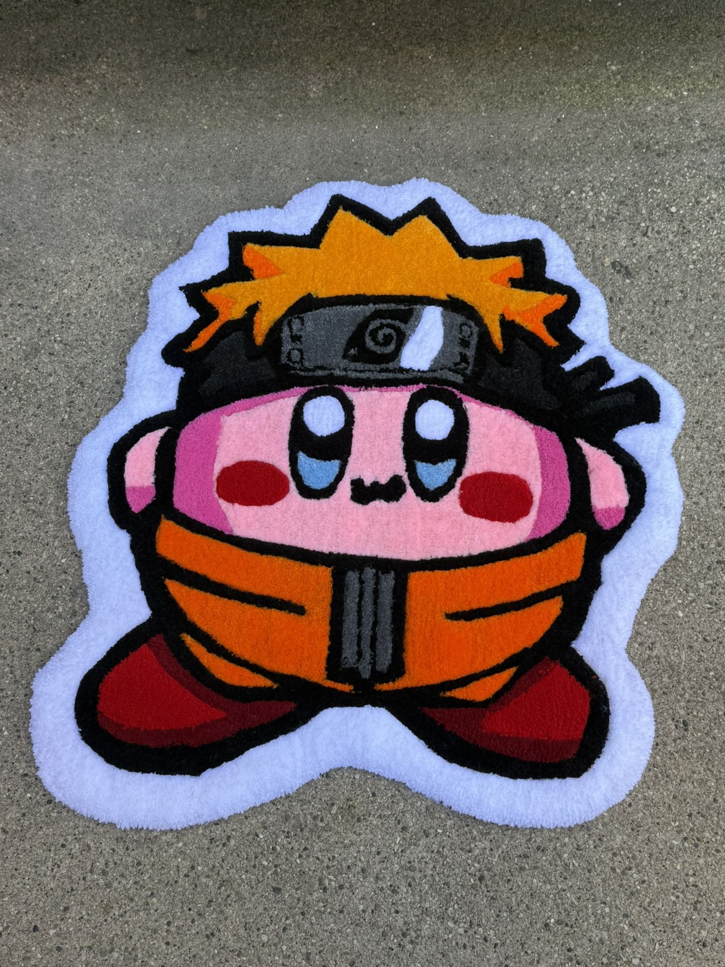 Kirby Cosplay Naruto - tufting Rug - photo 2