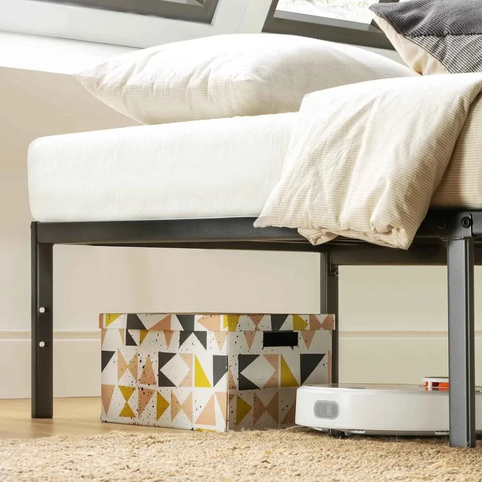 SALE - Mellow 14 Inch King Size Metal Bed Frame, NEW SEALED image indicator(5)