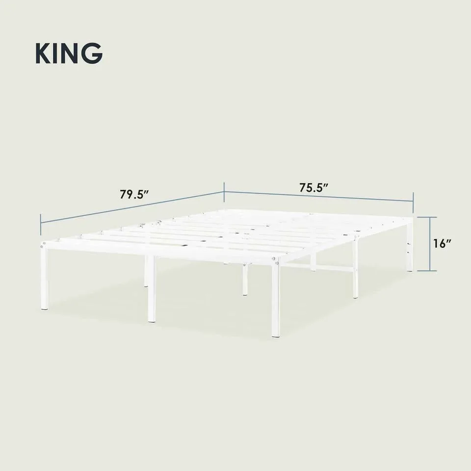 SALE - Mellow 16 Inch King Size Metal Bed Frame, NEW image indicator(2)