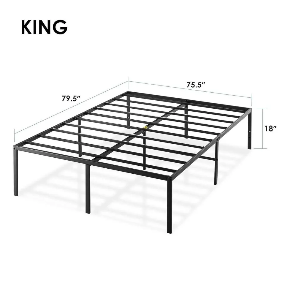 SALE - Mellow 18 Inch King Metal Bed Frame, NEW SEALED image indicator(2)