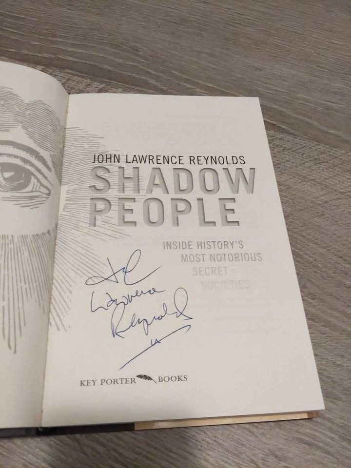 ( Signed by author) Shadow People by John Lawrence Reynolds - photo 3
