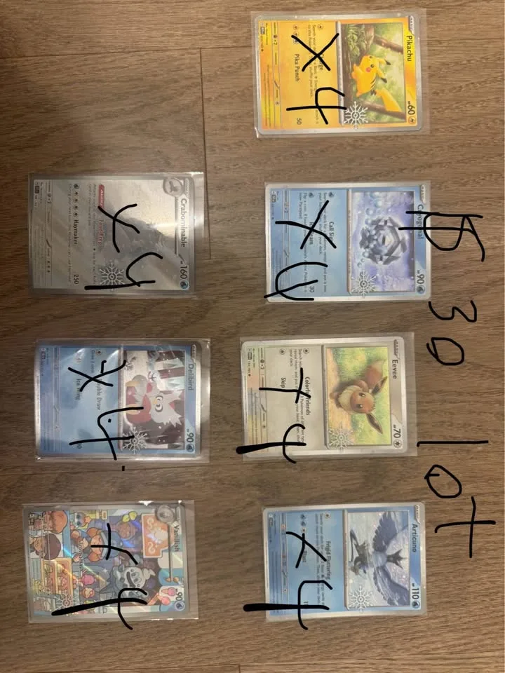 Pokemon card lot image indicator(4)