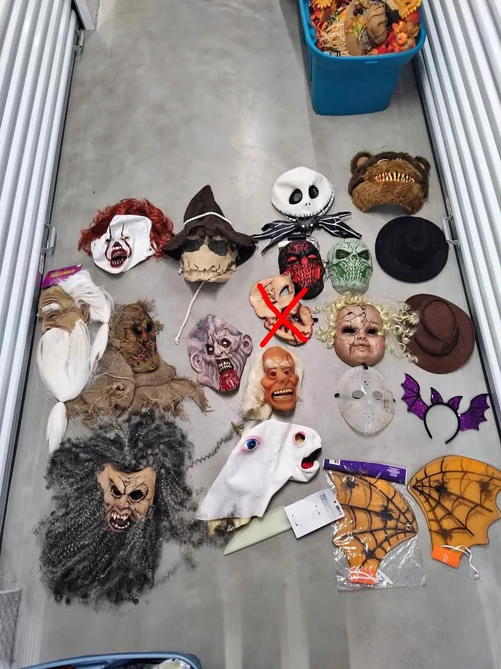 Various Halloween masks & costumes thumbnail