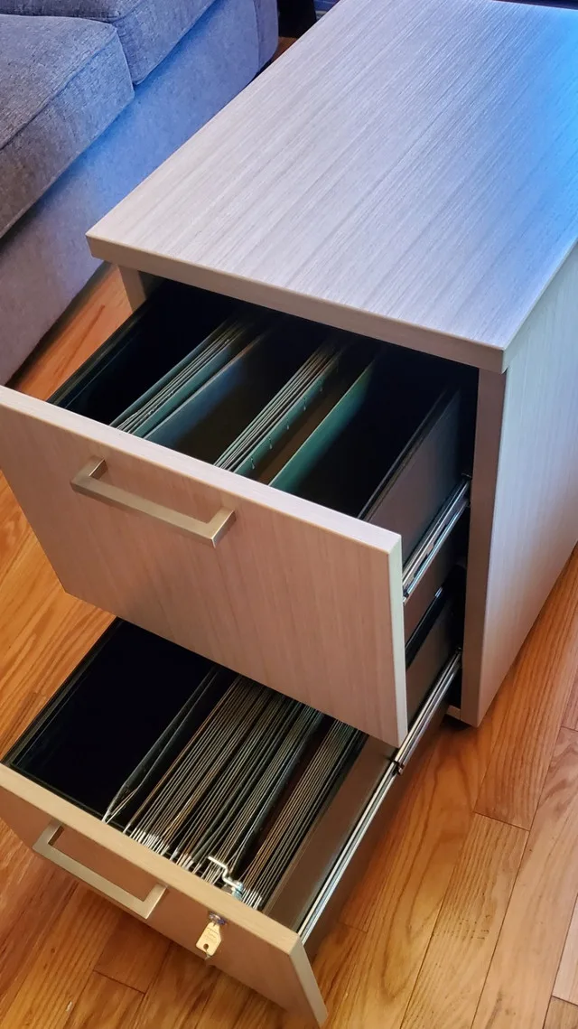 2 drawer - FILING CABINET - legal/letter size image indicator(3)