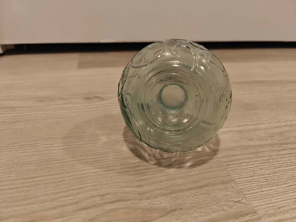 Blue Swirl Glass Mini Pitcher with Handle image indicator(2)