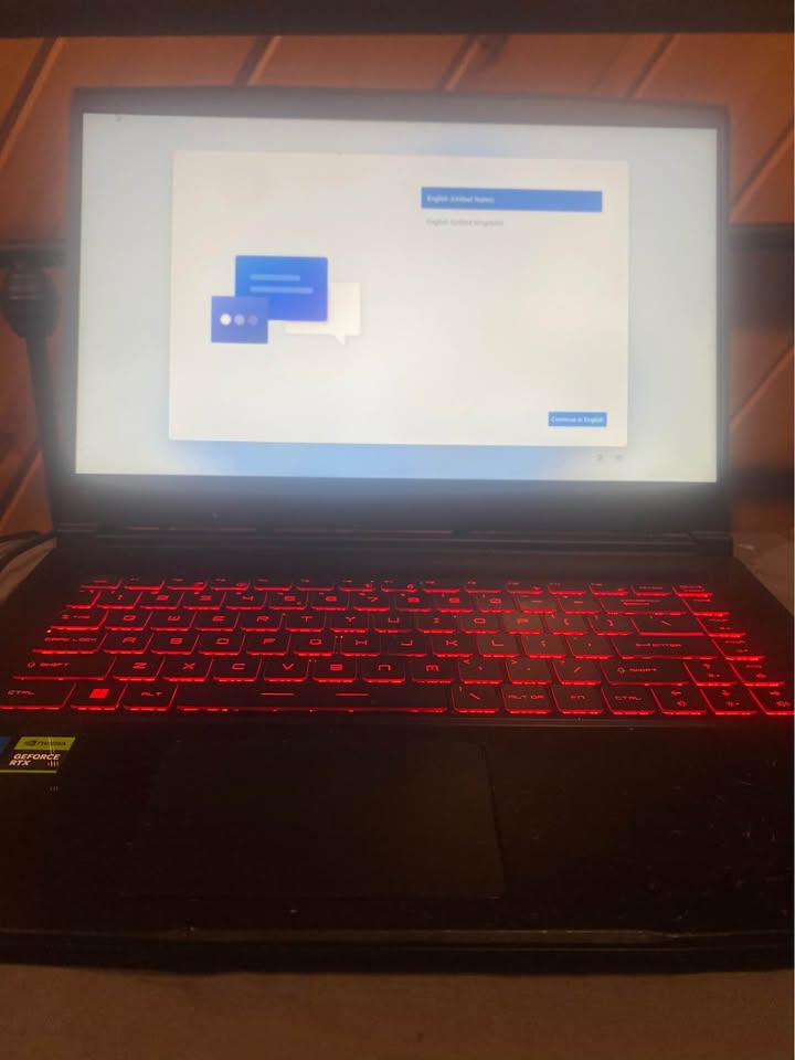 MSI Katana Thin GF63 RTX 4060 Gaming Laptop