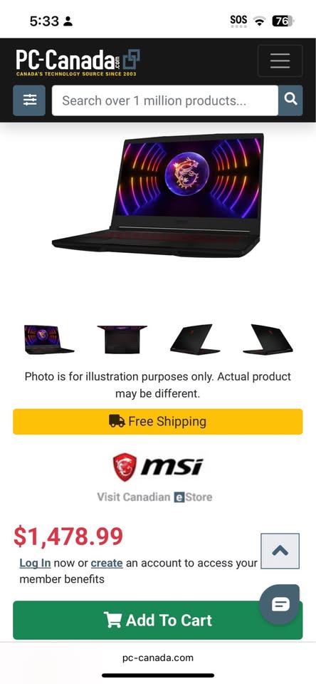 MSI Katana Thin GF63 RTX 4060 Gaming Laptop - photo 2