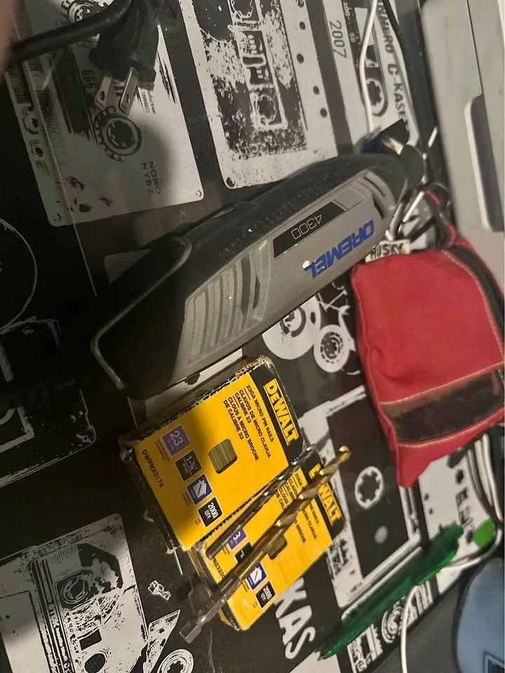 Dremel No Bits + 2 23GA PIN NAIL Boxes & Drill Bit thumbnail