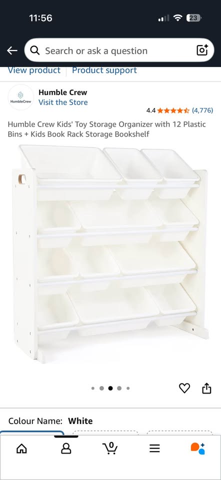 Kids toy organizer with bins - photo 4