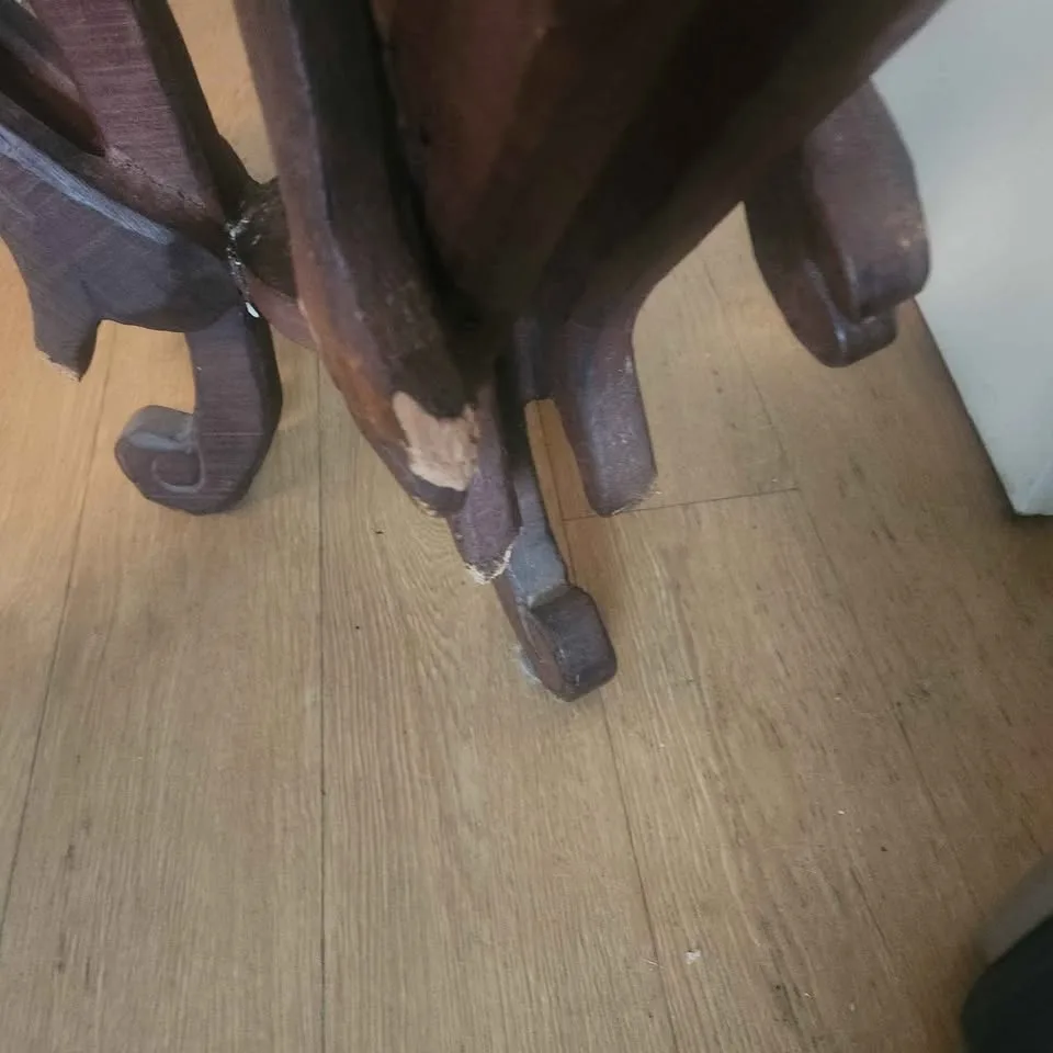 African carved side table image indicator(4)