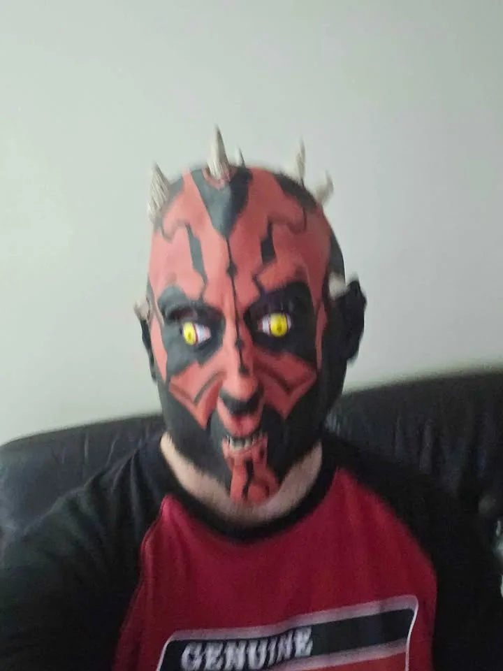 Official Lucasfilm Darth Maul Rubber Mask image indicator(2)