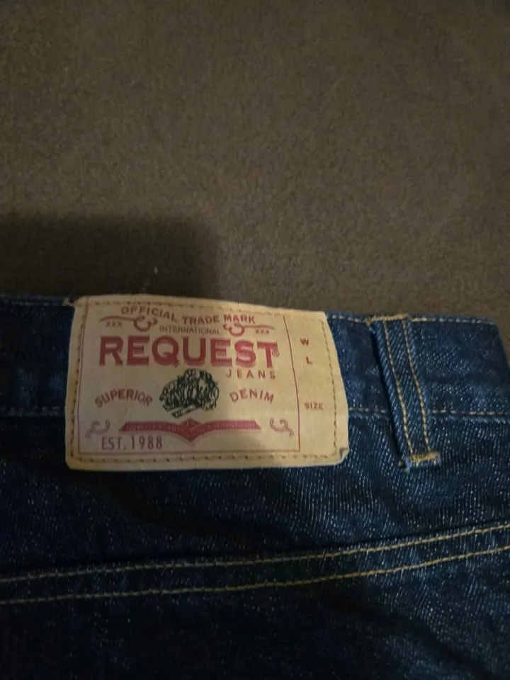 Request Wide Leg Jeans 34" w image indicator(4)