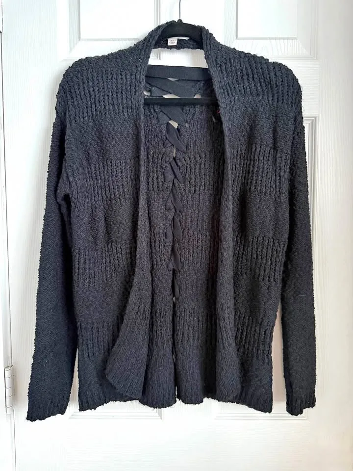 Never worn: Black Cozy Knit Cardigan from Target thumbnail