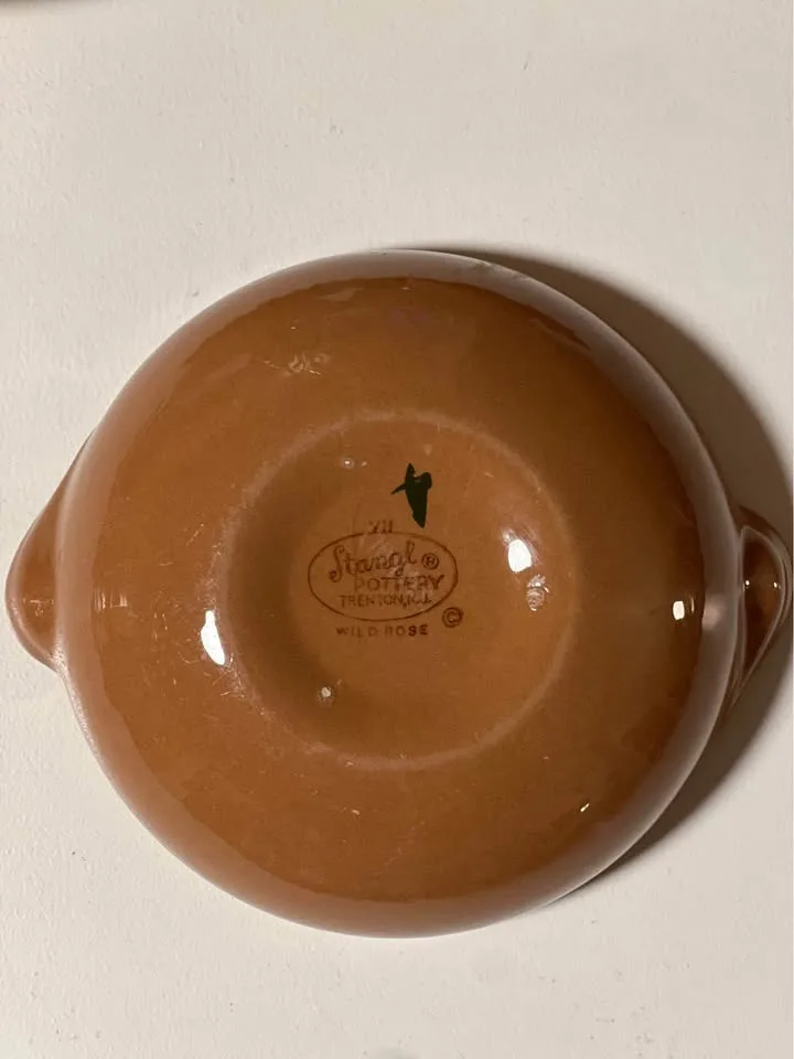 Set of 3 vintage Stangl Pottery Wild Rose bowls image indicator(6)