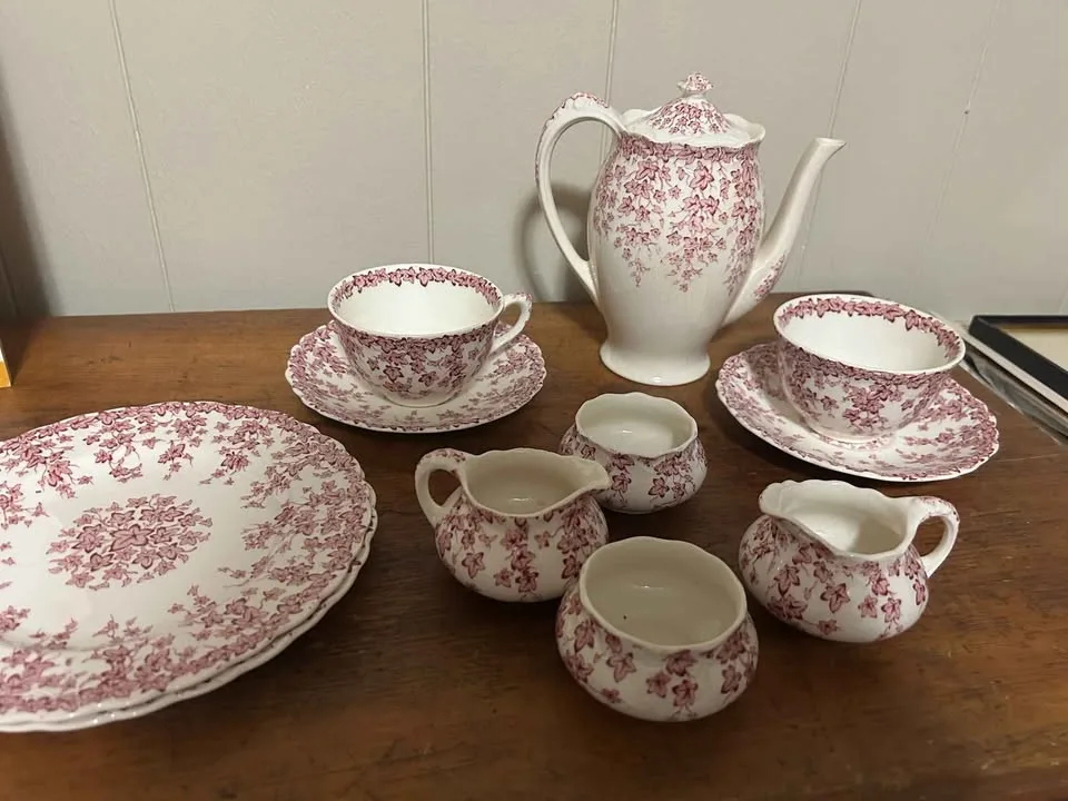 Crown Ducal 1930s Tea Set for Two image indicator(9)