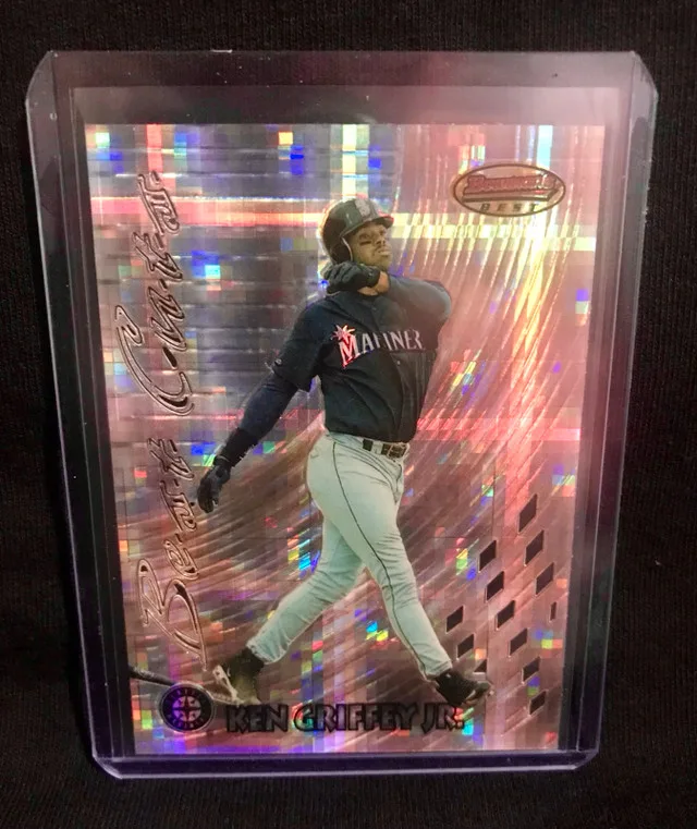 1997 Bowman's Best Best Cuts Ken Griffey Jr #BC6 HOF thumbnail