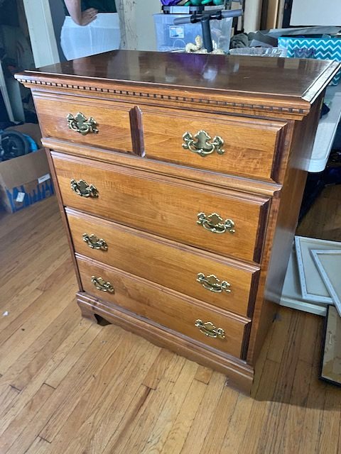 Vintage Hand Crafted Solid Wood Chest