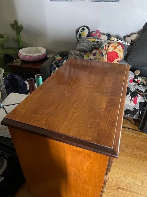 Vintage Hand Crafted Solid Wood Chest image indicator(4)