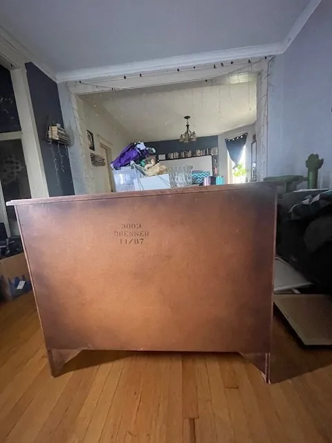 Vintage Solid Wood Dresser - 3 Drawers image indicator(6)