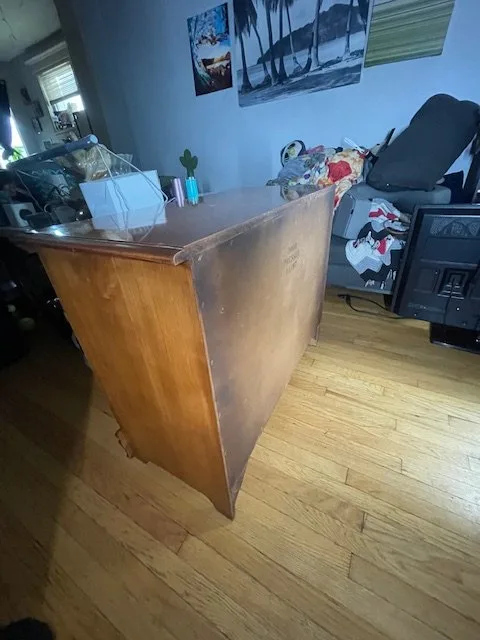 Vintage Solid Wood Dresser - 3 Drawers image indicator(7)